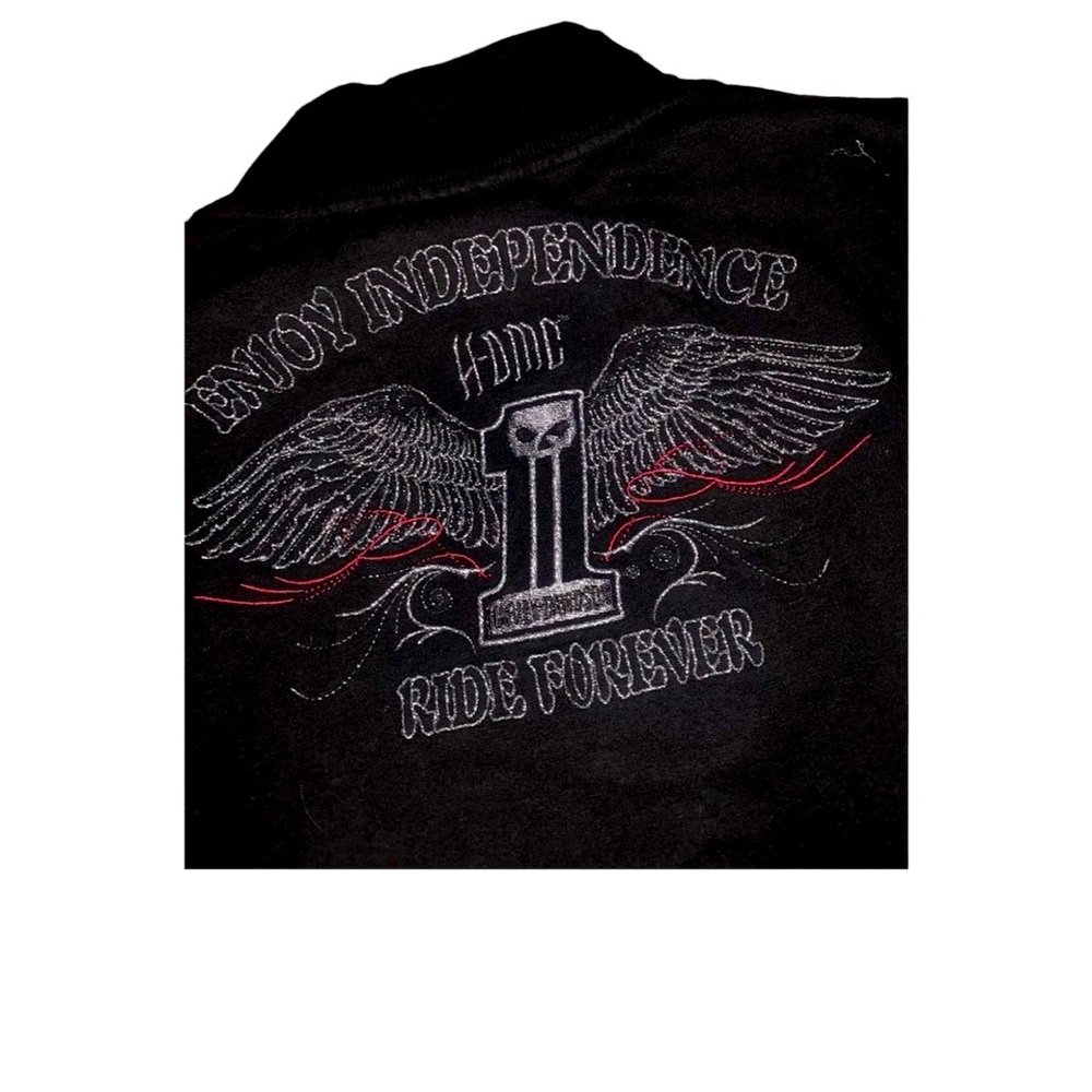 Harley Davidson womens long sweater / jacket